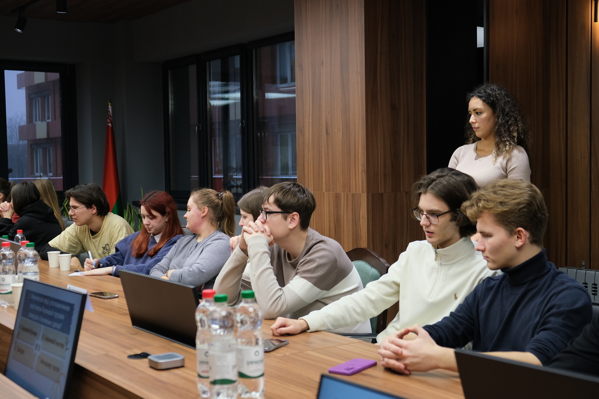 Студенты факультета международных отношений БГУ приняли участие в интеллектуальной игре «Биржемания», организованной БУТБ