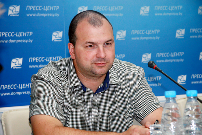 Евгений Миклашевич на пресс-конференции