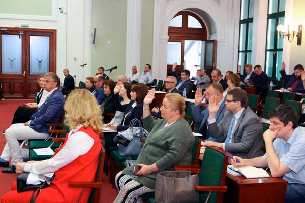участники съезда российского союза кожевников и обувщиков