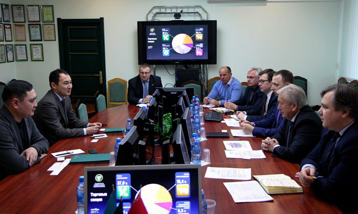 Перегоры руководства БУТБ с представителями биржи «Каспий»