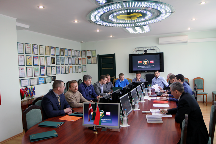 переговоры руководства БУТБ с представителями деловых кругов Латвии